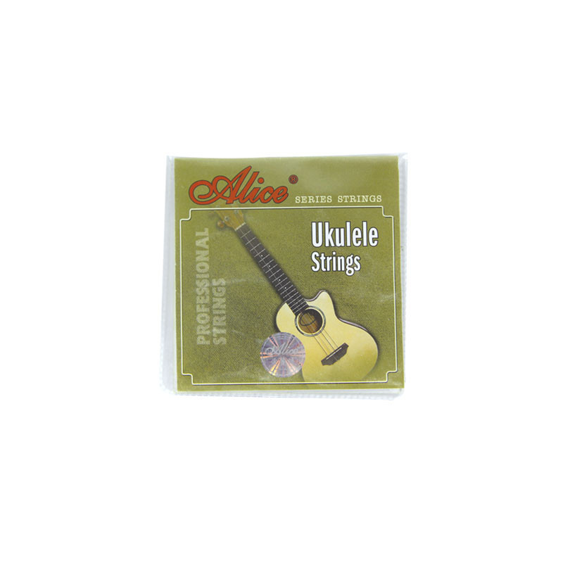 Juego Cuerdas Ukelele Au02 Nylon Negro