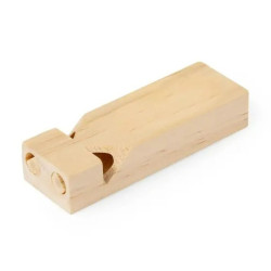 Silbato doble de madera