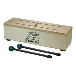 Tambor de madera con ranuras Gato Box